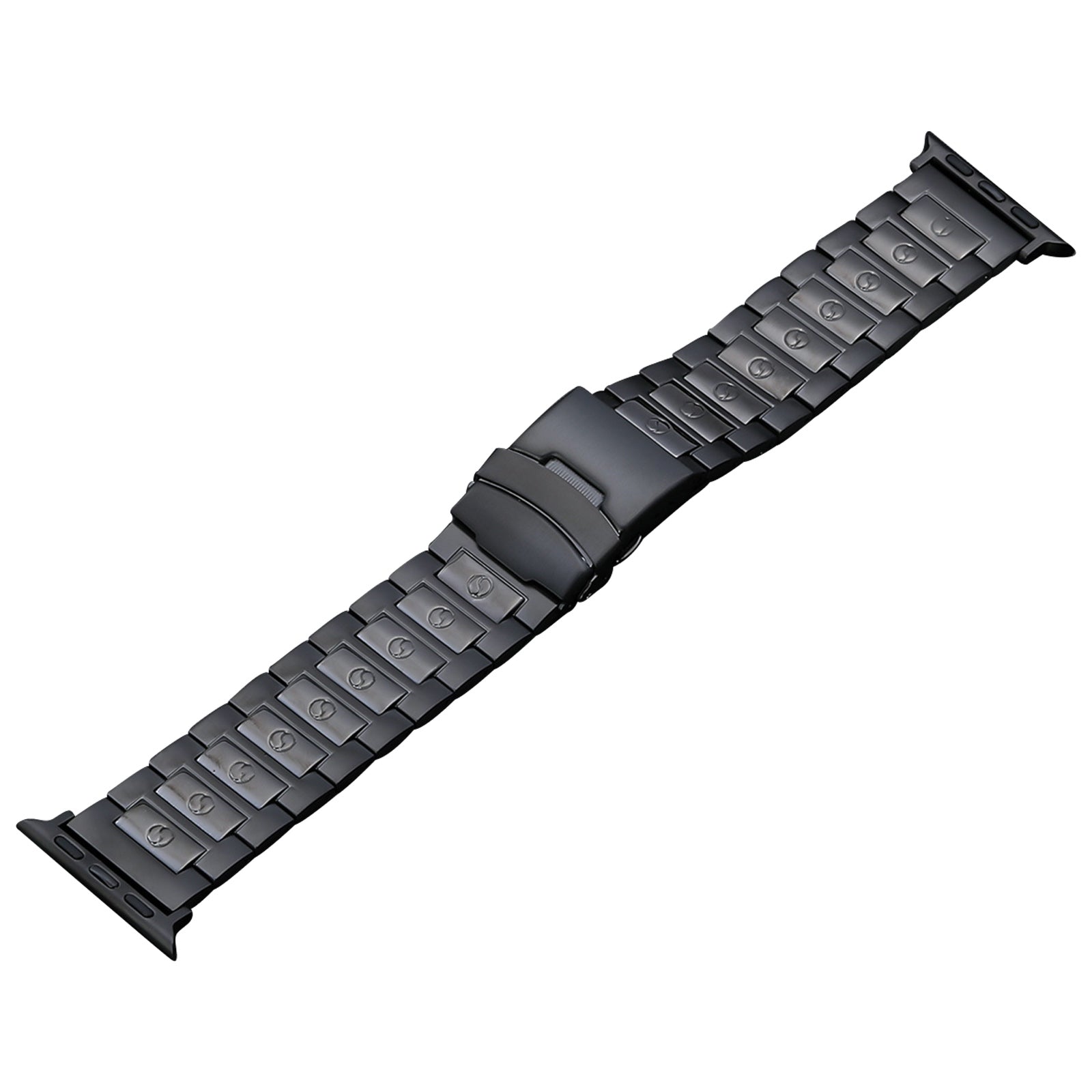 For Apple Watch Series 9 8 7 41mm 6 5 4 SE SE (2022) SE (2023) 40mm 3 2 1 38mm Watch Band 3 Beads Titanium Steel Strap For Apple Watch Series 9 8 7 41mm 6 5 4 SE SE (2022) SE (2023) 40mm 3 2 1 38mm Watch Band 3 Beads Titanium Steel Strap